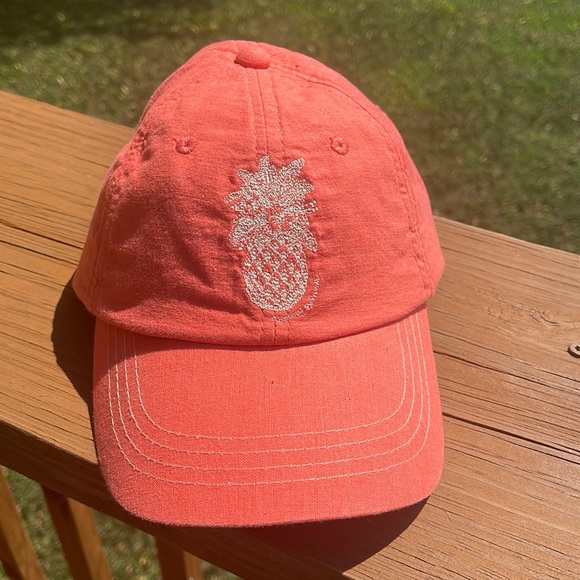 Tommy Bahama Orange Baseball Cap Hat with Pineapple main image 10